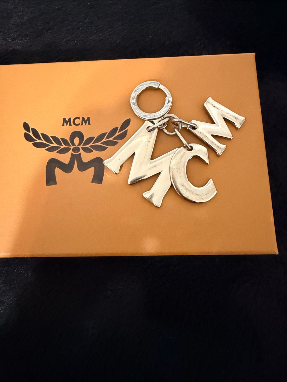 MCM Silver-Tone Letter Charm